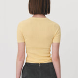 Rib Knit Tee Butter