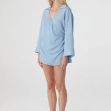 Arcaa Amara Shirt Dress - Dusk Blue