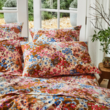Aisha Cotton Quilt Cover - Ginger