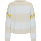 Nagnata Organic Ivy Crop Polo - Vanilla