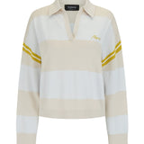 Nagnata Organic Ivy Crop Polo - Vanilla