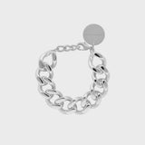Vanessa Baroni Mini Flat Chain Bracelet - Silver