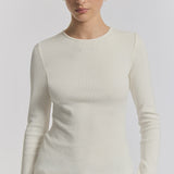 Viktoria & Woods Rib Longsleeve Tee - Ivory