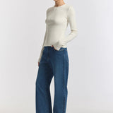 Viktoria & Woods Rib Longsleeve Tee - Ivory