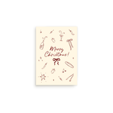 White Christmas Card