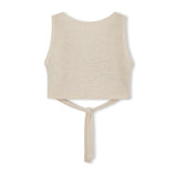 Husk Cotton Blend Knit Wrap Top