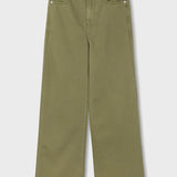 Khaki Recycled Cotton Straight Leg Jean