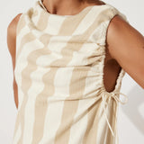 Natural Stripe Organic Cotton Dress