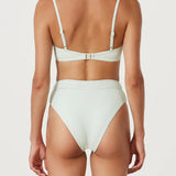 Seaglass Textured High Waistband Brief