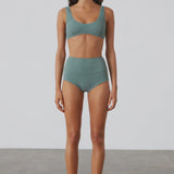 Eucalyptus Textured Crop Bralette