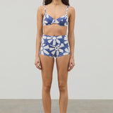 Geo Flower Balconette Bra Cup