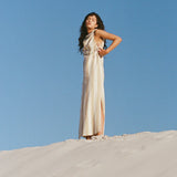 Natural Stripe Organic Cotton Dress