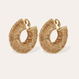 Gas Bijoux Crocus Filea Hoop Earrings - Gold