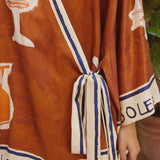 Alemais Soleil D'Amour Wrap Mini Dress