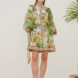 Alemais Toucan Tango Mini Dress