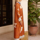 Alemais Soleil D'Amour Silk Midi Dress