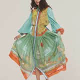 Surrealist Summer Ramie Sundress