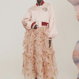 Opal Rose Bomber Jacket