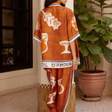 Alemais Soleil D'Amour Silk Shirt