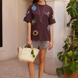 Alemais Sirocco Embroidered Tee