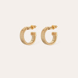 Gas Bijoux Milo Mini Hoop Earrings - Gold