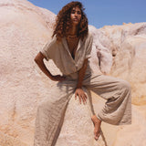 Lara Organic Cotton Shirt - Taupe