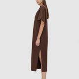 Camilla and Marc Juno Knot Tee Dress - Chocolate