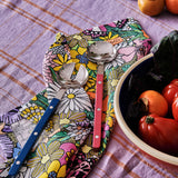 Diner Colour Block Salad Servers