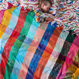 Rainbow Love Woven Throw