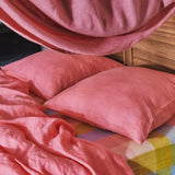 Corfu Tartan Linen Fitted Sheet