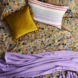 Avocado Oil Velvet Tassel Cushion