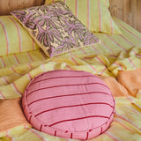 Iced Vovo Stripe Upholstery Pea Cushion