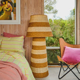 Sombrero Rattan Floor Lamp
