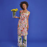 Meandering Meadow Linen Apron