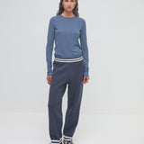 Nagnata Essentials Long Sleeve Top - Marine