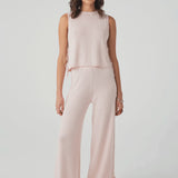 Poppy Cotton Linen Pant - Soft Pink
