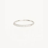 14k White Gold Diamond Halo Ring