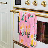 Candlelight Linen Tea Towel