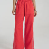 Sig Linen Pant - Scarlet Summi