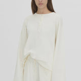 Camilla & Marc Maris Long Sleeve Tee - Soft White