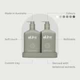Wash & Lotion Duo & Tray - Green Pepper & Lotus
