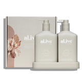 Wash & Lotion Duo & Tray - Sea Cotton & Coconut
