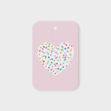 Polkadot Heart Tag