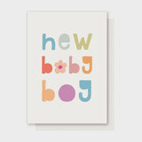 New Baby Boy Card