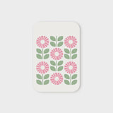 Pink Flower Pattern Tag