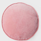 Dusty Rose Velvet Pea Cushion