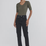 Straight Leg Jean - Black