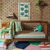RYLIE ROUND CUSHION - PEA