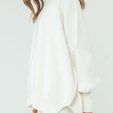 Harper Organic Knit Sweater - Cream