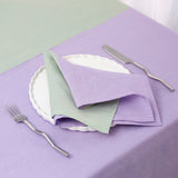 TWO x HALF HALF NAPKINS - LILAC + SAGE